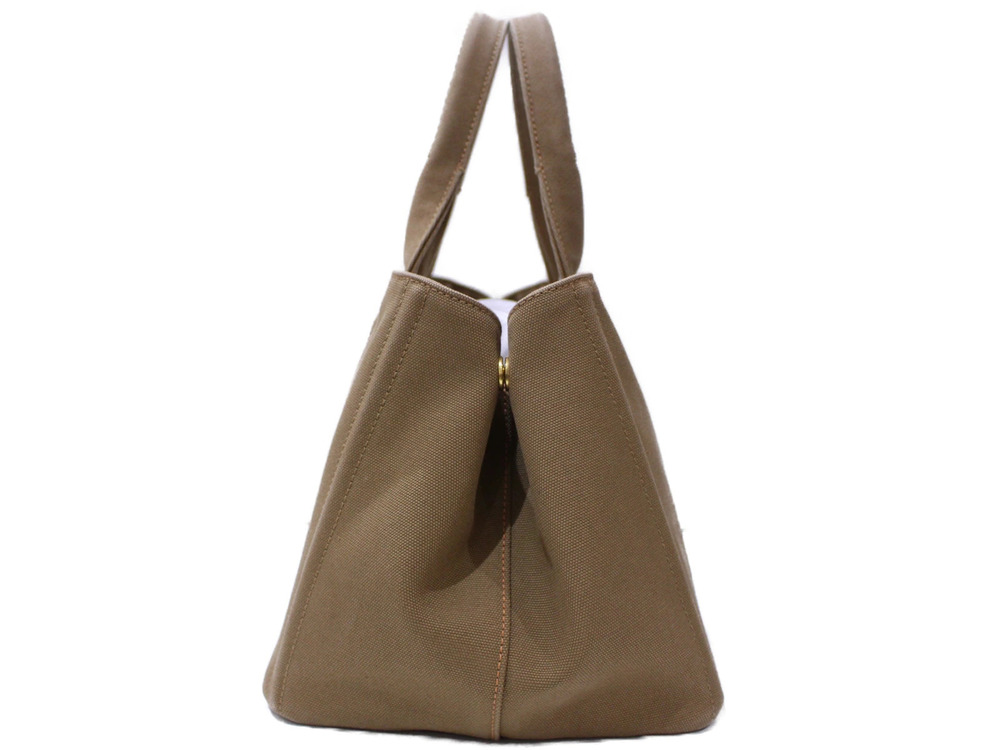 Prada Handbag Mothers Canvas Bag Canapa Beige TABACCO Tan